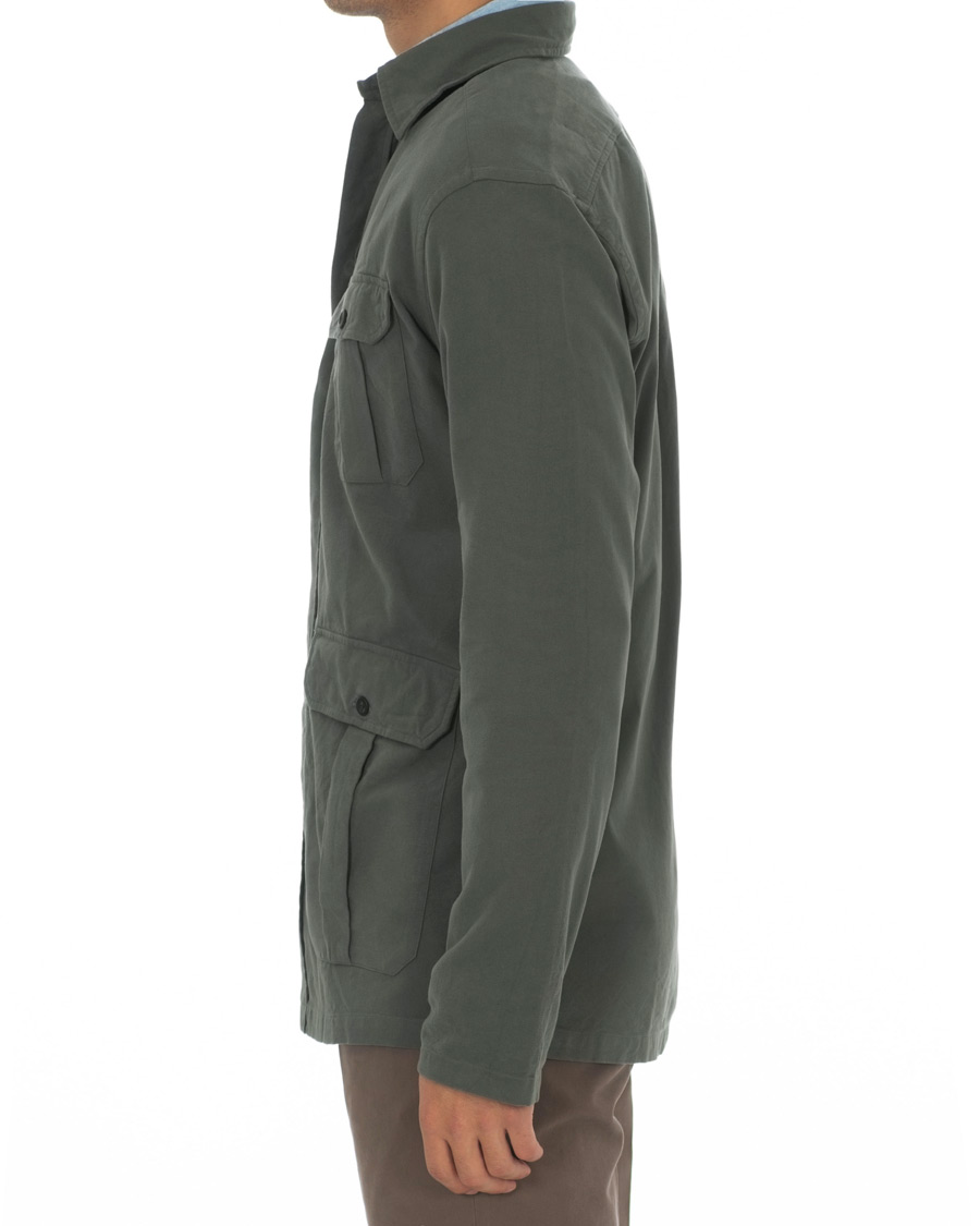 Herr | Skjortor | Eton | Oxford Overshirt Green