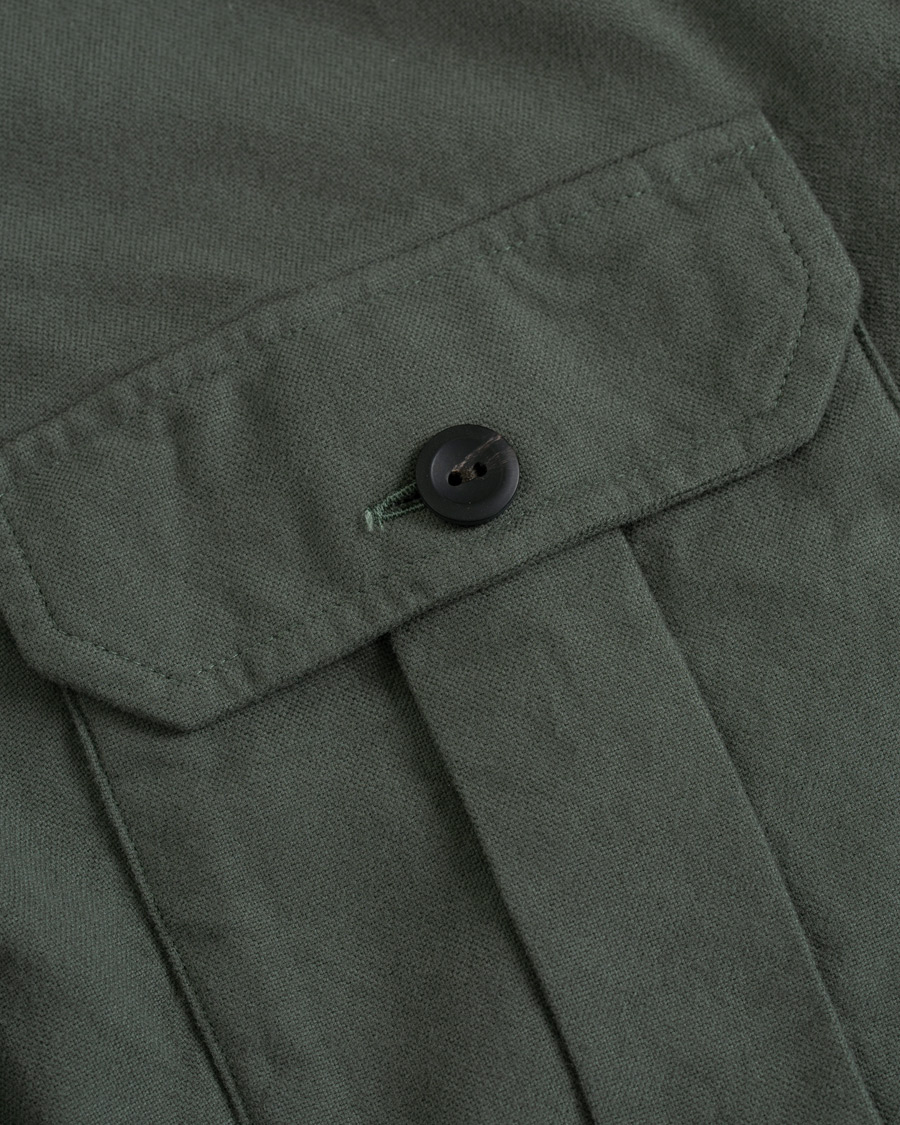 Herr | Skjortor | Eton | Oxford Overshirt Green