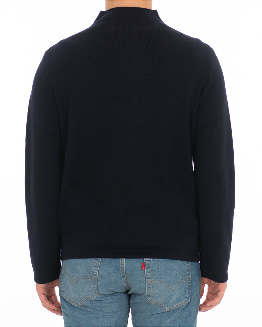 Herr | Tröjor | Filippa K | Leon Wool/Cotton Full Zip Cardigan Navy