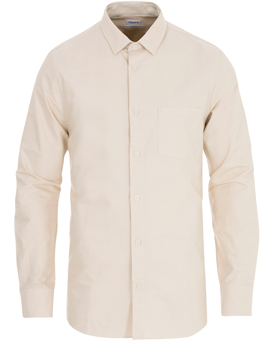 Herr | Skjortor | Filippa K | Tim Oxford Shirt Bisque