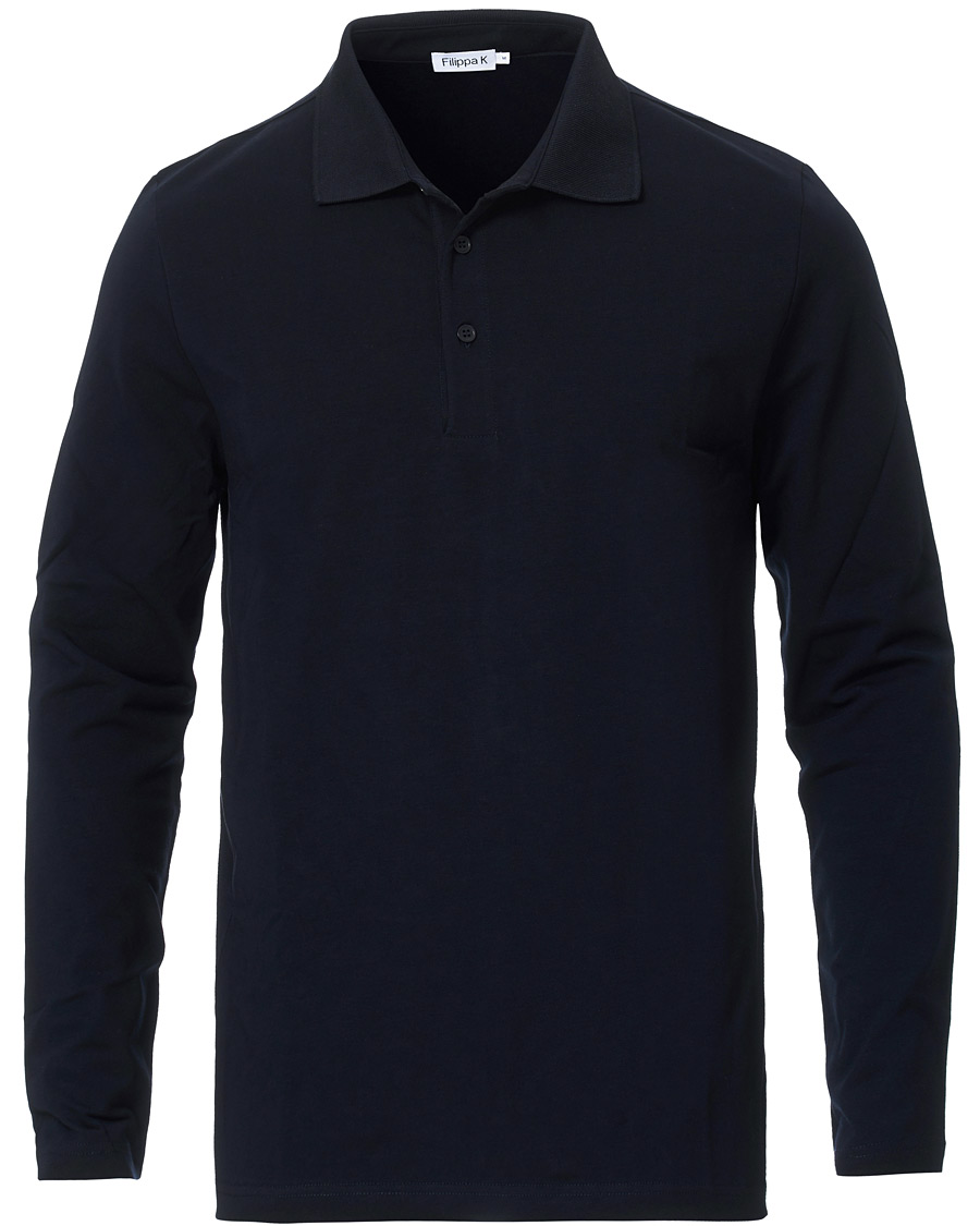 Herr | Tröjor | Filippa K | Luke Lycra Poloshirt Navy
