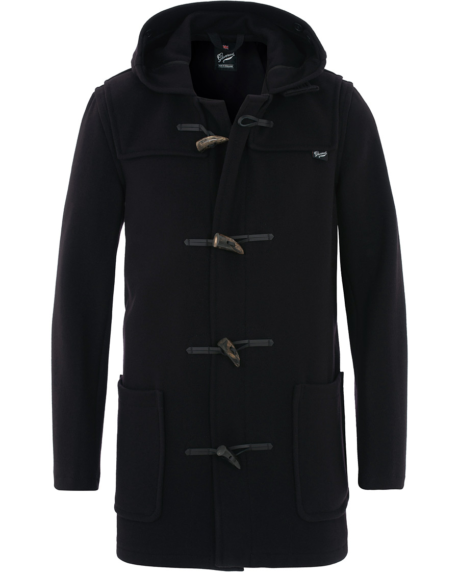 Herr | Jackor | Gloverall | Mens Mid Length Duffle Navy