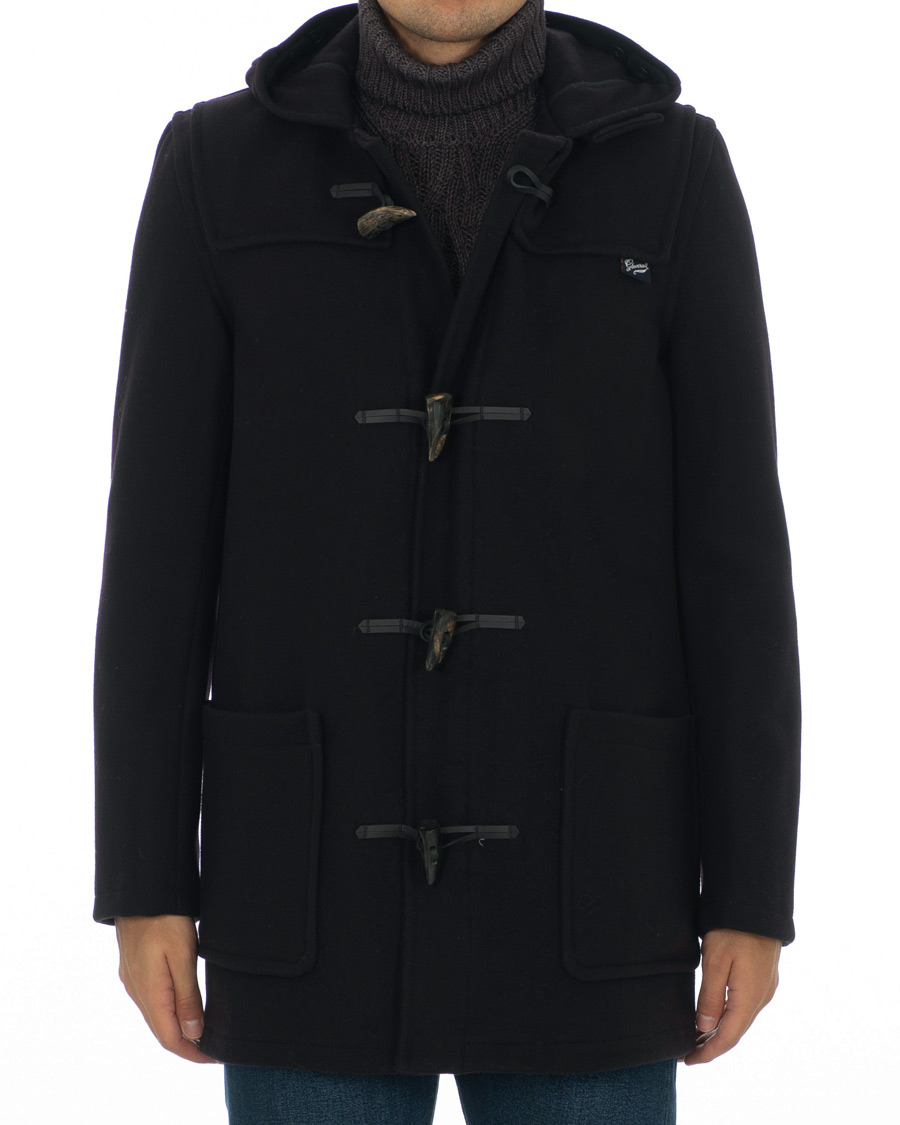 Herr | Jackor | Gloverall | Mens Mid Length Duffle Navy