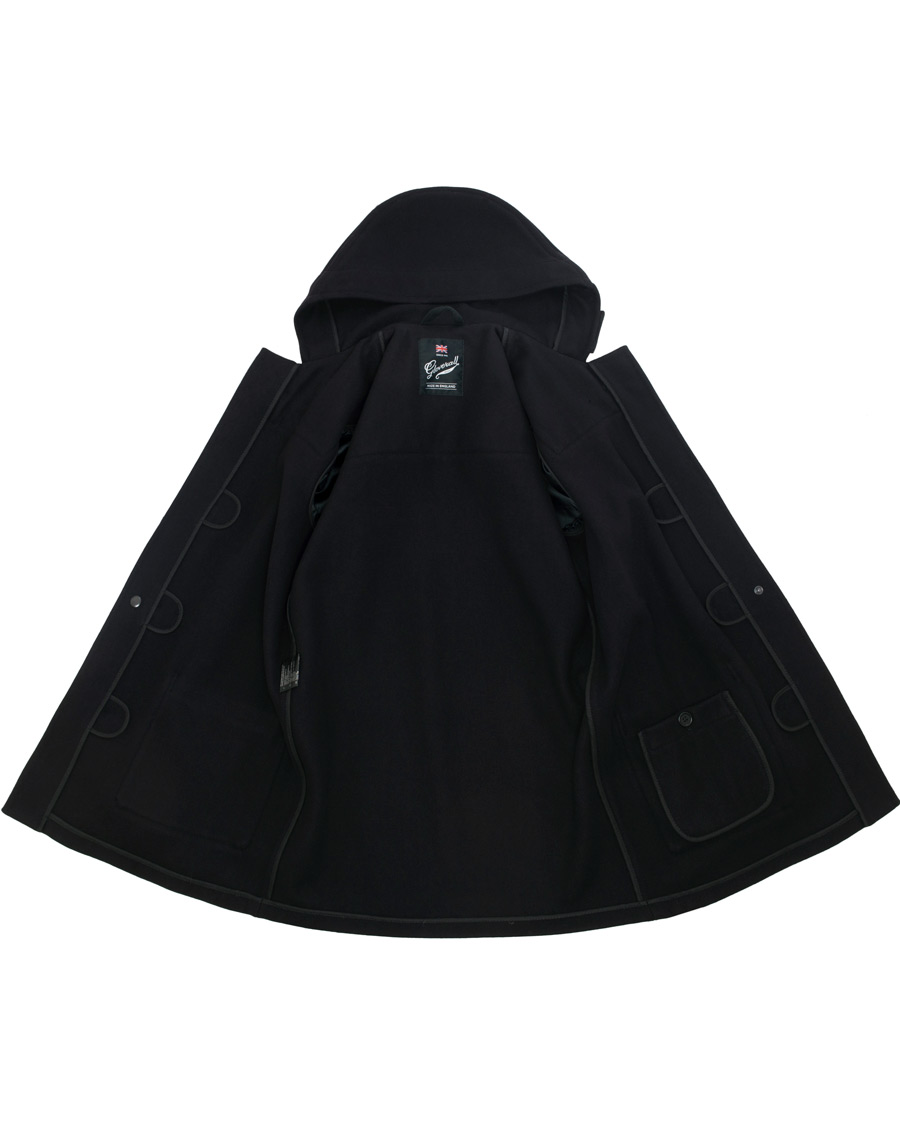 Herr | Jackor | Gloverall | Mens Mid Length Duffle Navy
