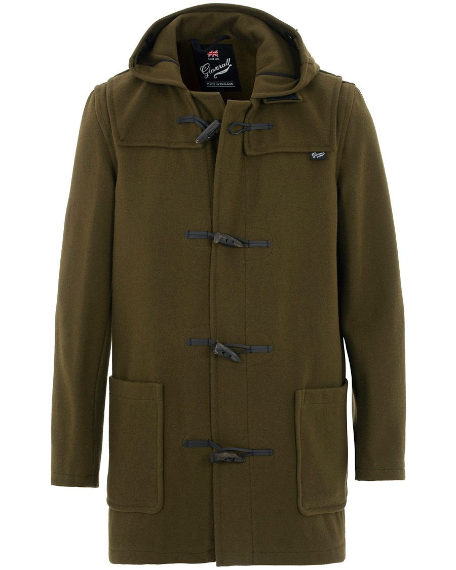 Herr | Jackor | Gloverall | Mens Mid Length Duffle Loden