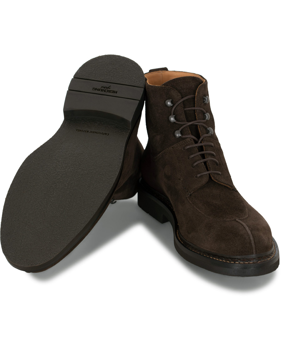 Herr | Heschung Ginkgo Boot Dark Brown Suede | Heschung | Ginkgo Boot Dark Brown Suede