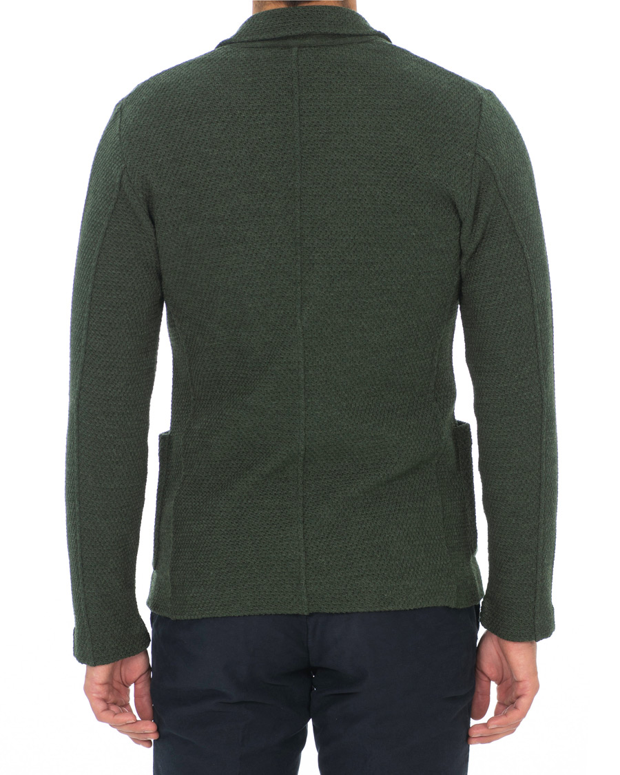 Herr | Kavajer | L.B.M. 1911 | Knitted Cardigan Blazer Green