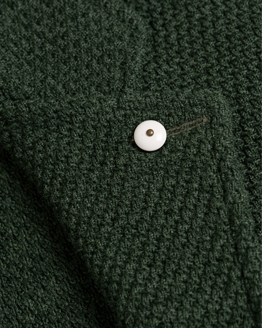 Herr | Kavajer | L.B.M. 1911 | Knitted Cardigan Blazer Green