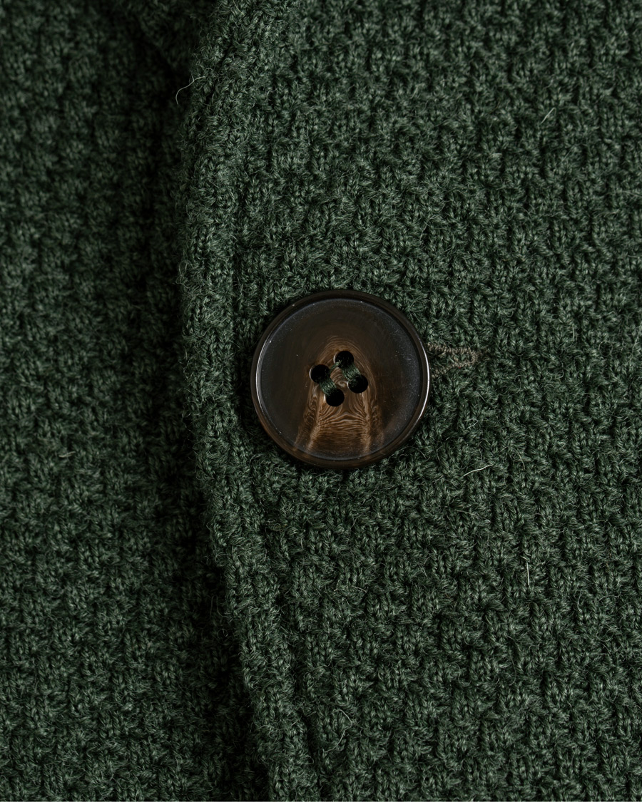 Herr | Kavajer | L.B.M. 1911 | Knitted Cardigan Blazer Green