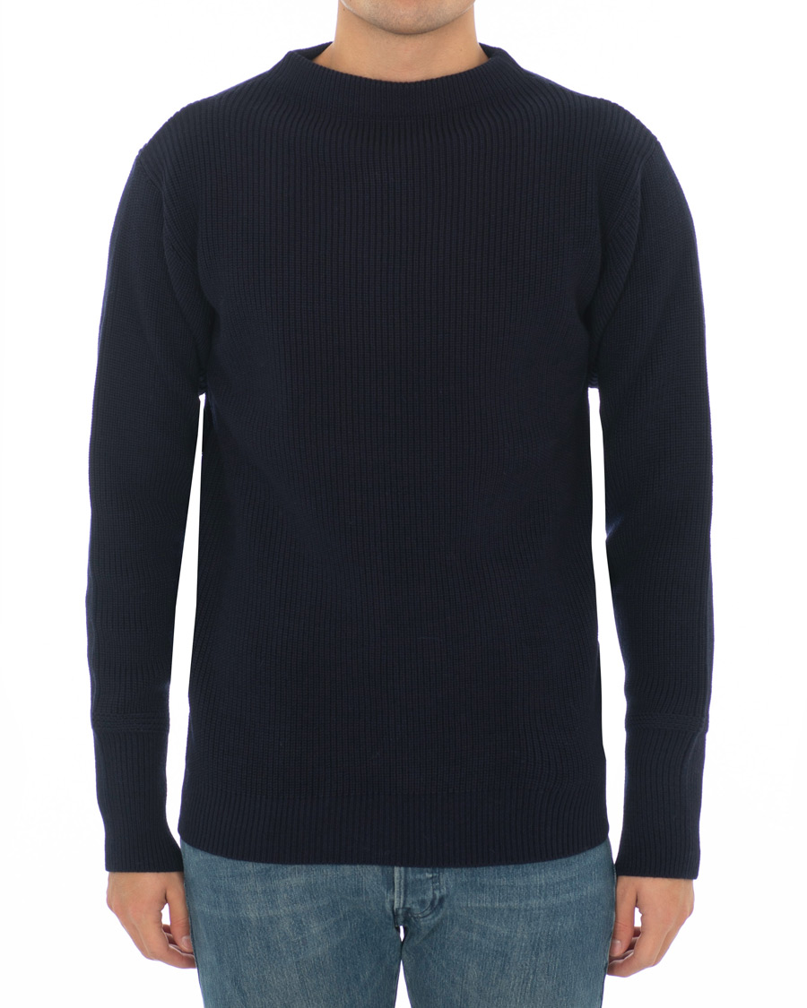 Herr | Tröjor | Andersen-Andersen | Sailor Crewneck Navy Blue