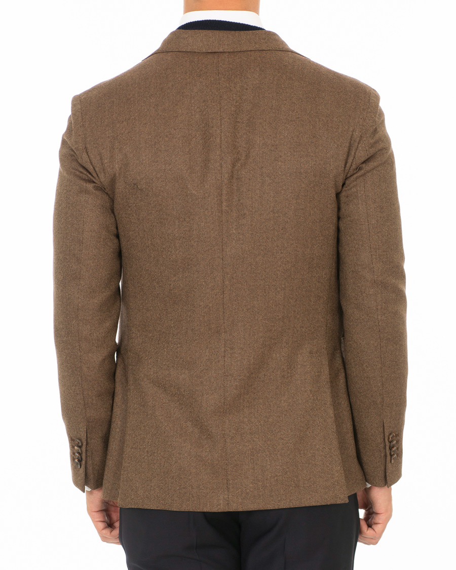 Herr | Kavajer | Boglioli | K Jacket Wool Hopsack Blazer Brown