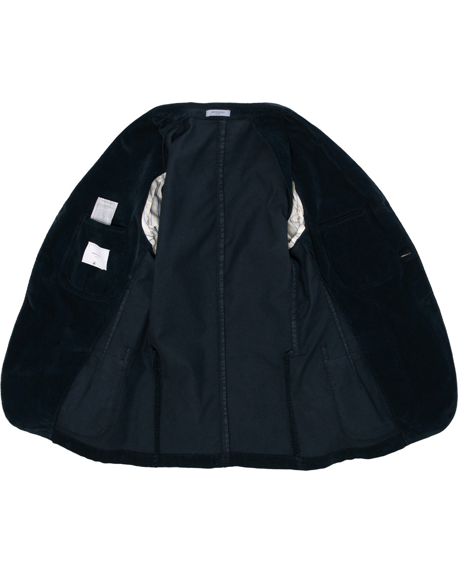 Herr | Kostymer | Boglioli | K Jacket Patch Pocket Corduroy Suit Navy