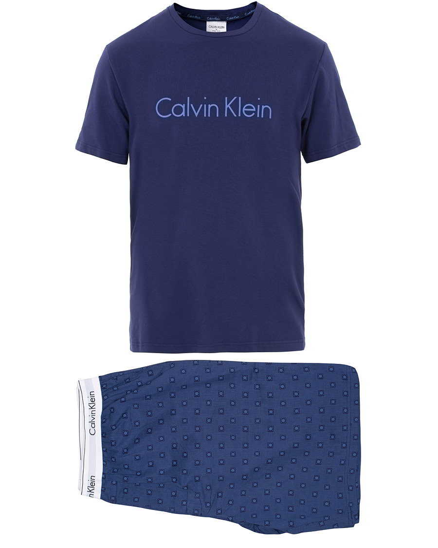 Herr | Pyjamas & Morgonrockar | Calvin Klein | Short Pyjama Set Blue