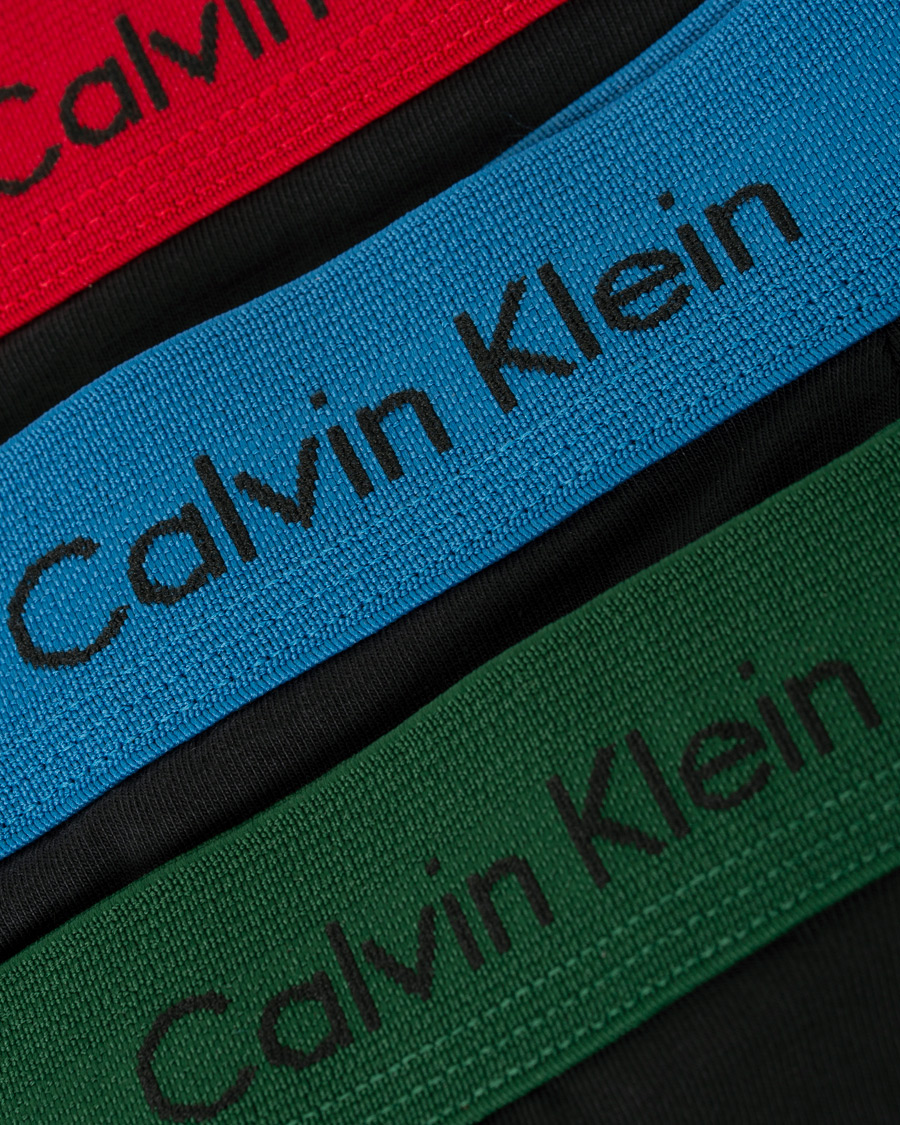 Herr | Underkläder | Calvin Klein | Cotton Stretch 3-Pack Low Rise Trunk Red/Green/Blue