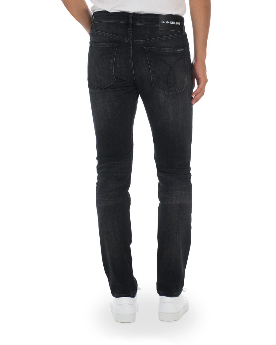 Herr | Jeans | Calvin Klein Jeans | Slim Tapered Jeans Washed Black