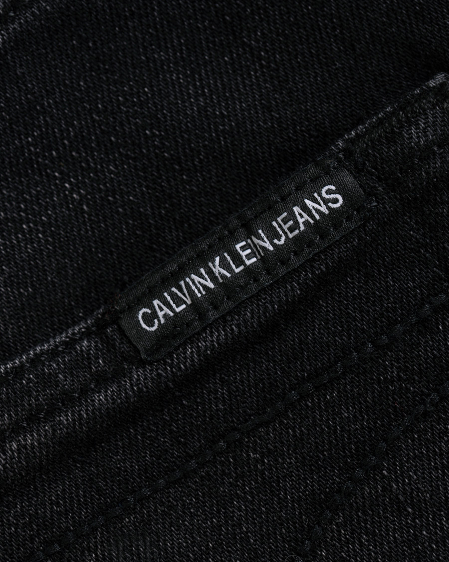 Herr | Jeans | Calvin Klein Jeans | Slim Tapered Jeans Washed Black