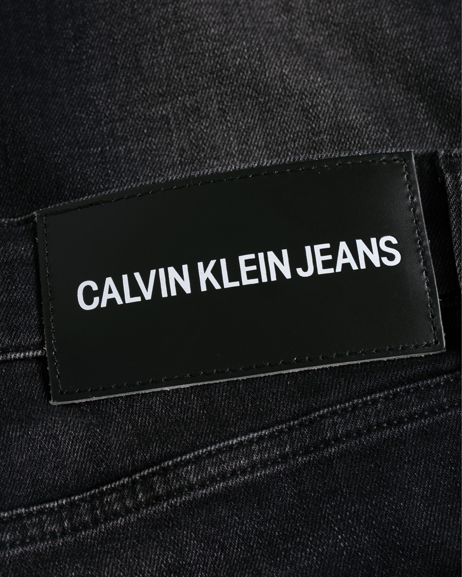 Herr | Jeans | Calvin Klein Jeans | Slim Tapered Jeans Washed Black