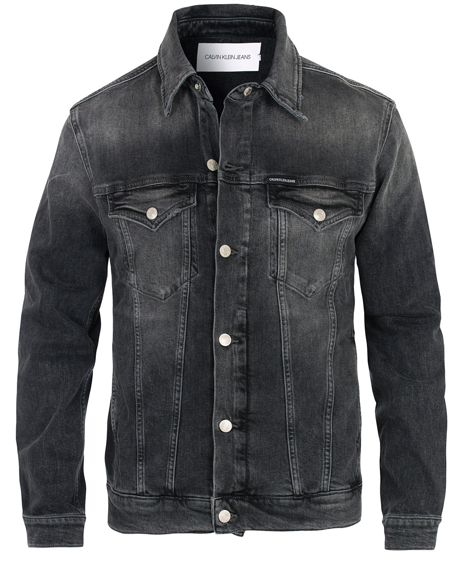 Herr | Jackor | Calvin Klein Jeans | Foundation Denim Jacket Washed Black