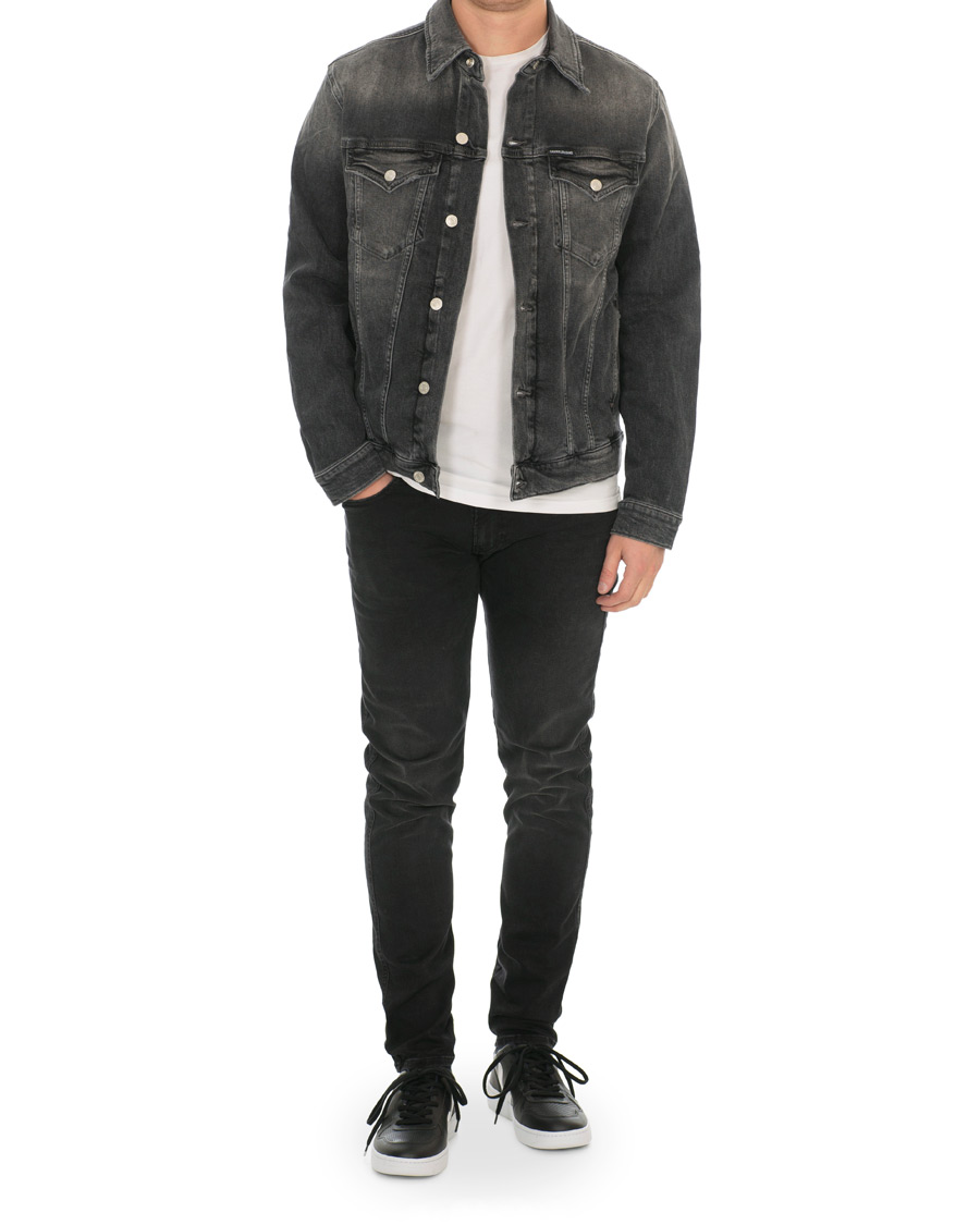 Herr | Jackor | Calvin Klein Jeans | Foundation Denim Jacket Washed Black