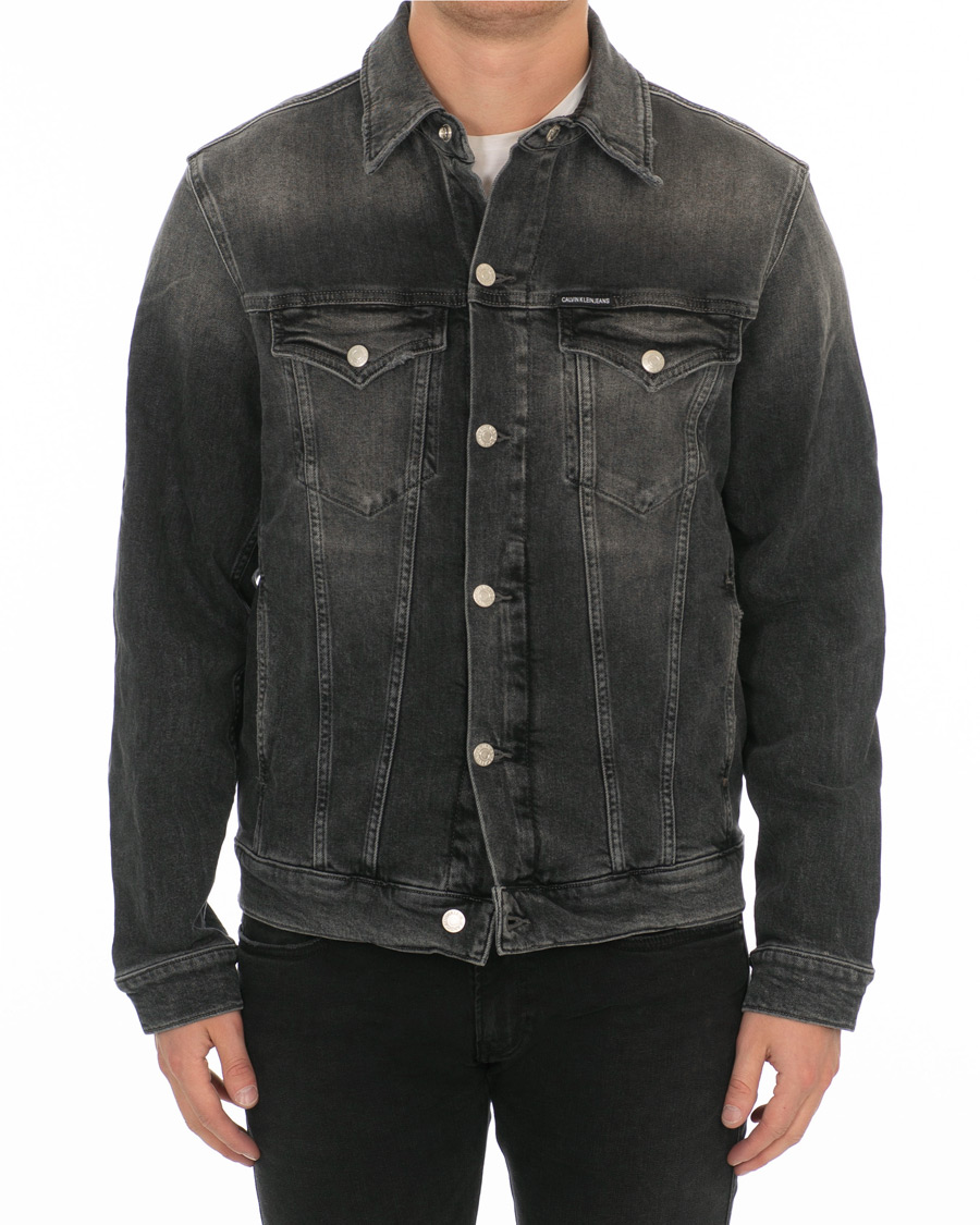 Herr | Jackor | Calvin Klein Jeans | Foundation Denim Jacket Washed Black