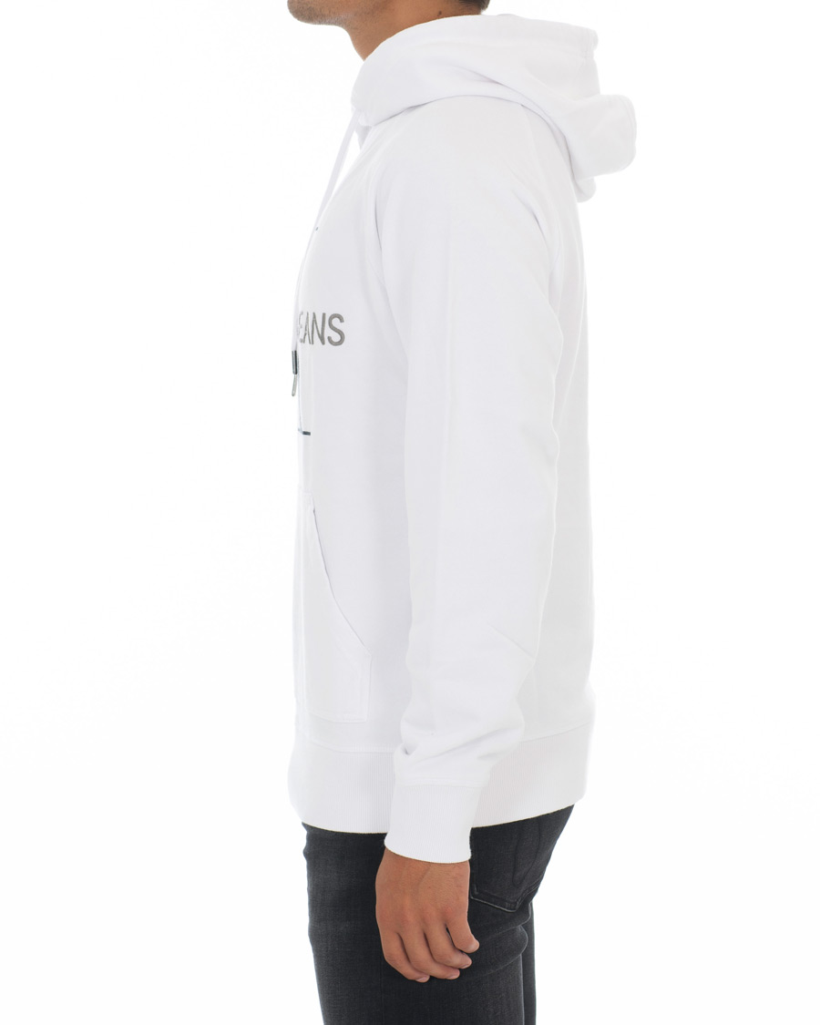 Herr | Tröjor | Calvin Klein Jeans | Washed Monogram Hoodie White