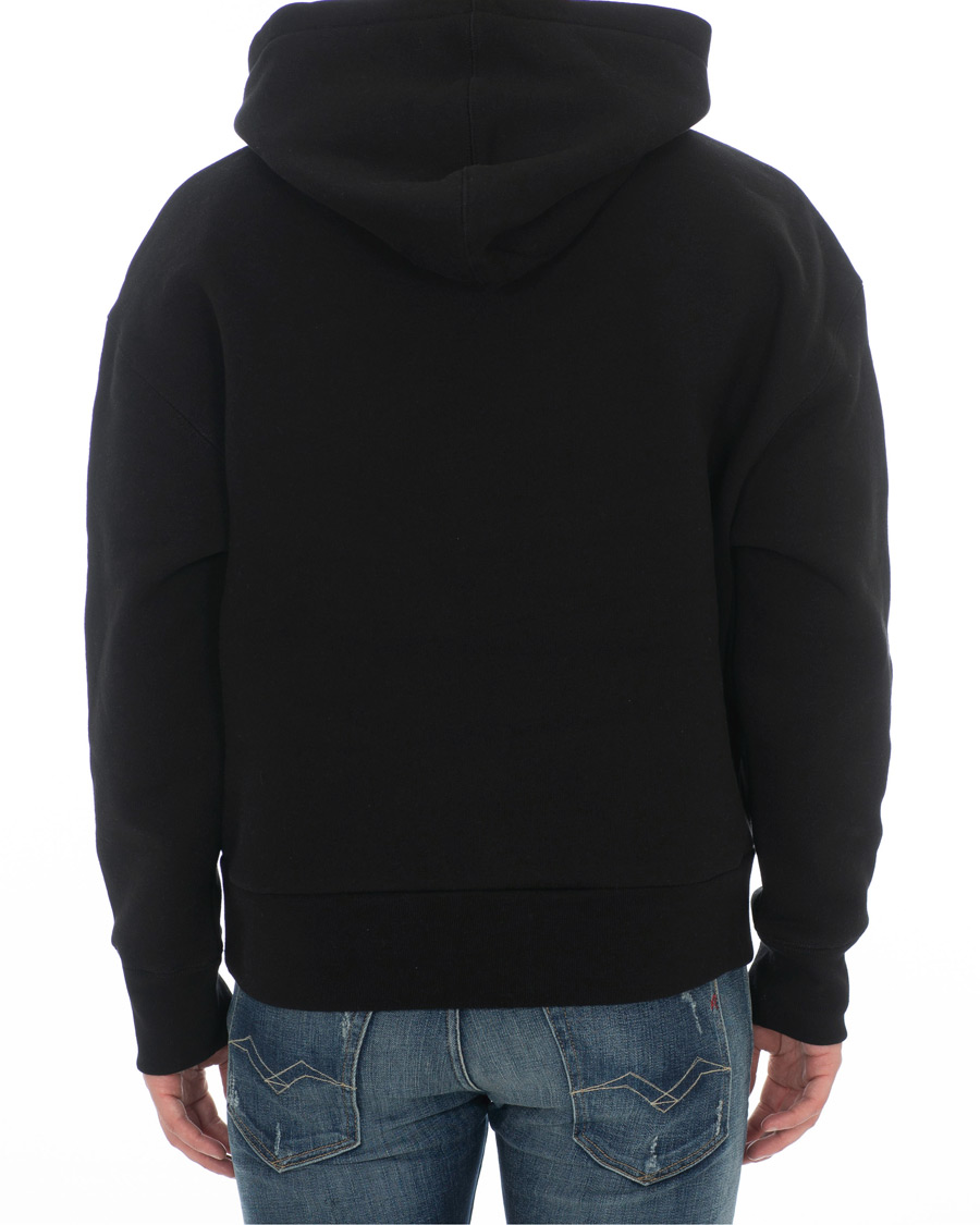 Herr | Tröjor | AMI | Large Heart Logo Hoodie Black