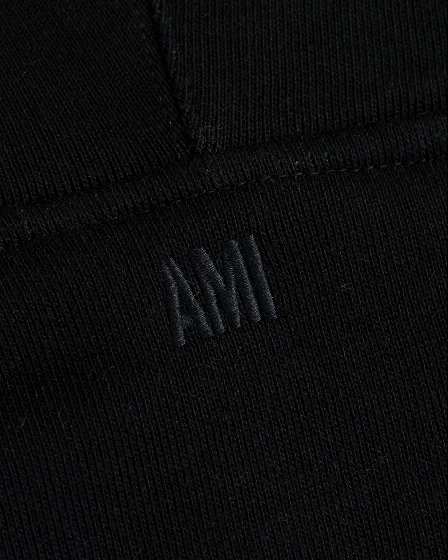 Herr | Tröjor | AMI | Large Heart Logo Hoodie Black