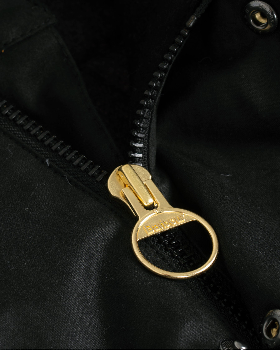 Herr | Jackor | Barbour International | Weir Waxed Jacket Black