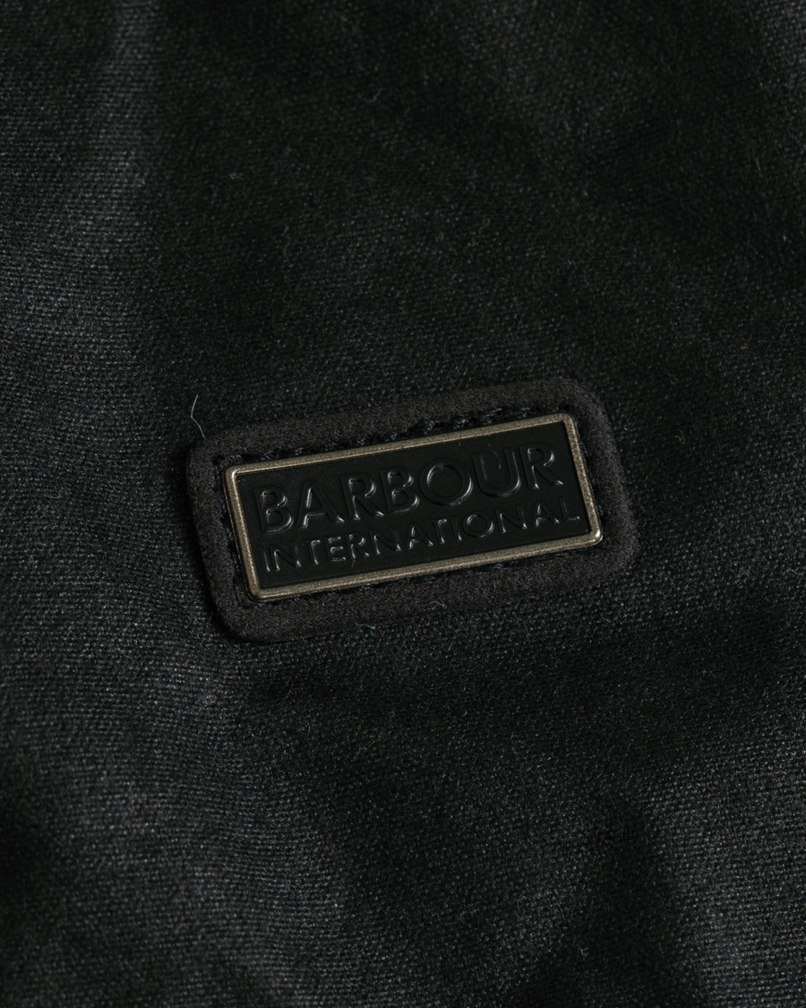 Herr | Jackor | Barbour International | Weir Waxed Jacket Black