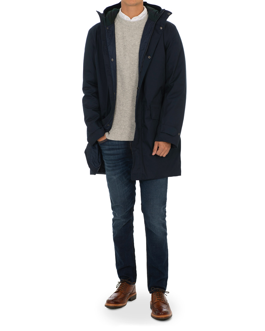 Herr | Jackor | Barbour Lifestyle | Pershore Parka Navy
