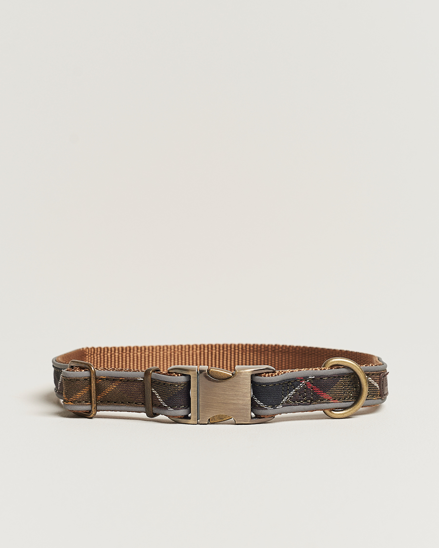 Herr | Barbour International Reflective Tartan Dog Collar Classic | Barbour International | Reflective Tartan Dog Collar Classic