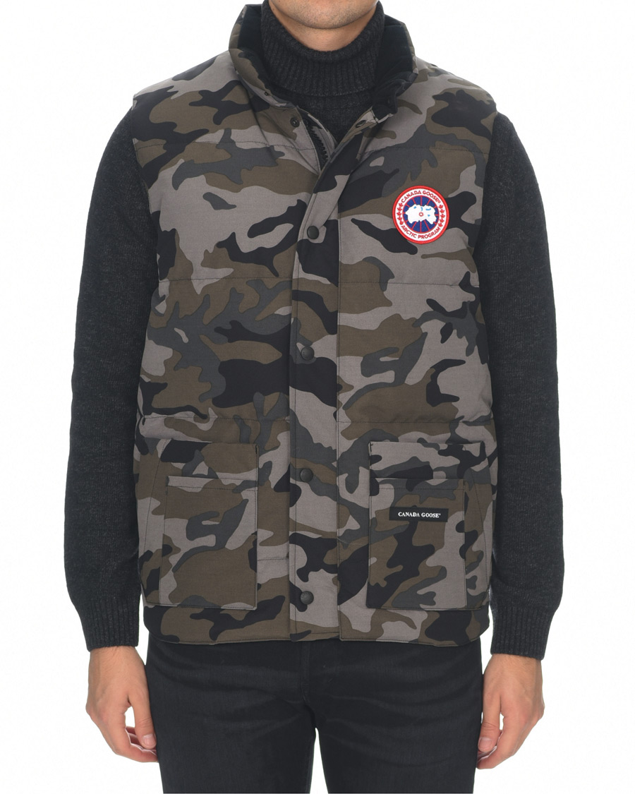 Herr | Jackor | Canada Goose | Freestyle Crew Vest Coastal Grey Camo