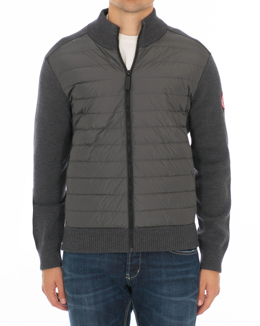 Herr | Hybridjackor | Canada Goose | Hybridge Knit Jacket Iron Grey