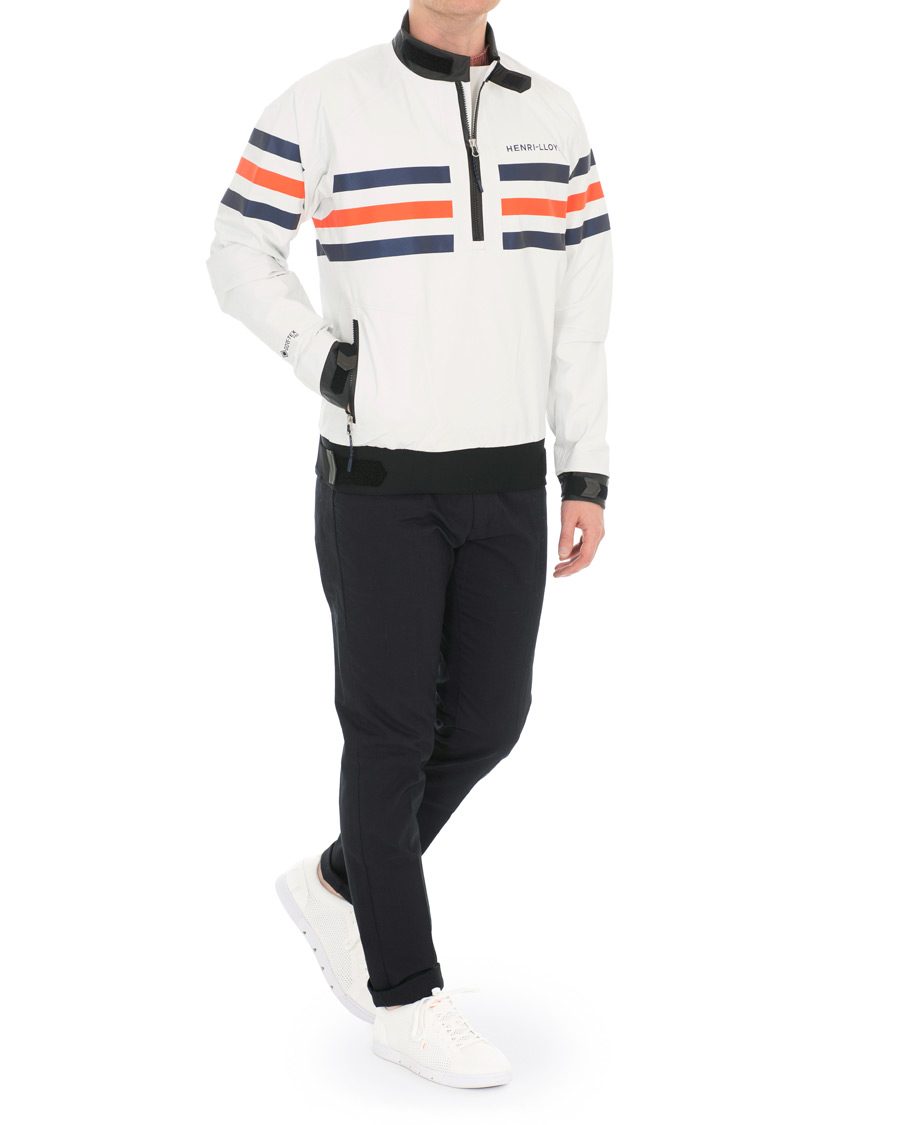 Herr | Jackor | Henri-Lloyd | Henri Lloyd Fremantle Stripe Smock Cloud White