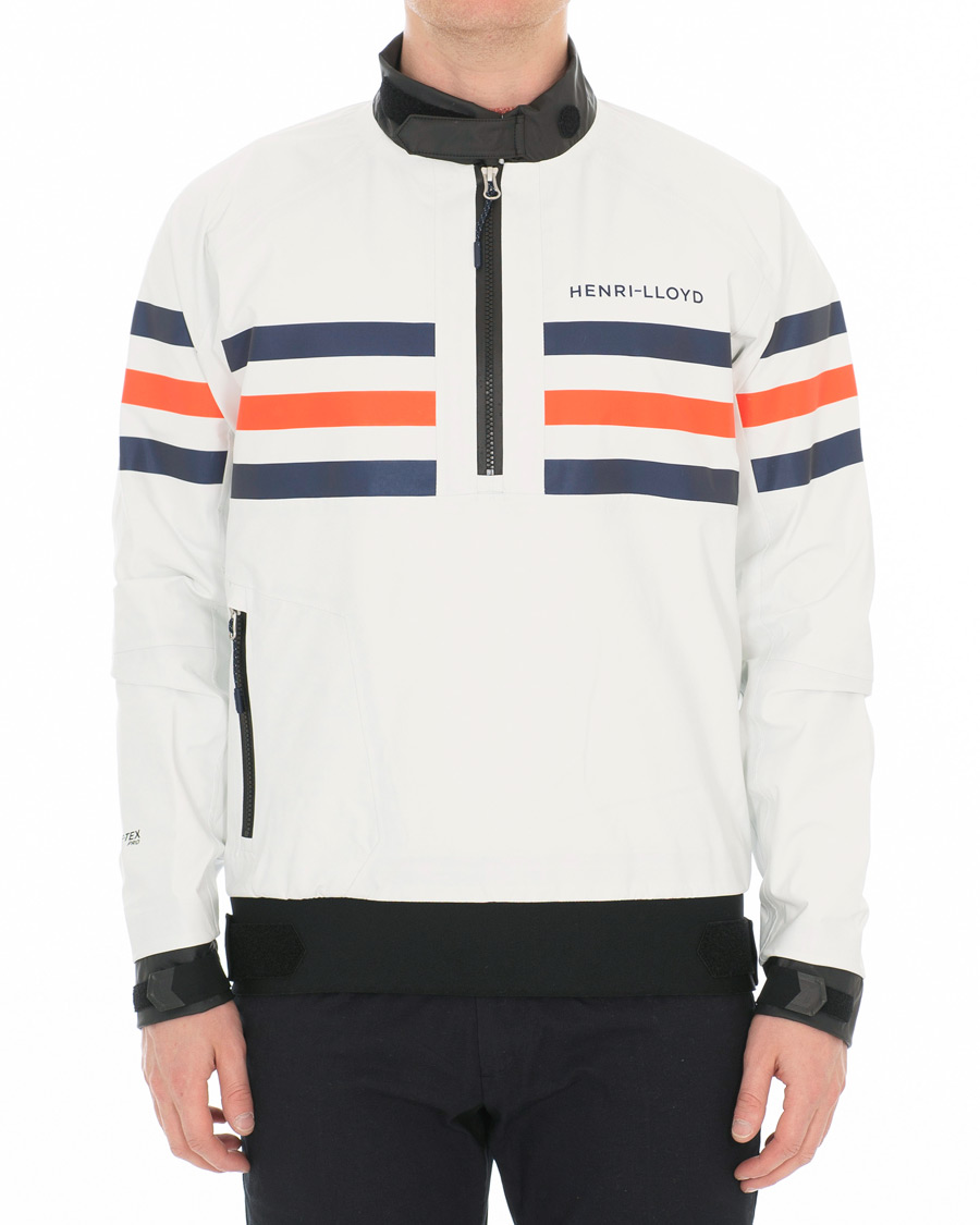 Herr | Jackor | Henri-Lloyd | Henri Lloyd Fremantle Stripe Smock Cloud White