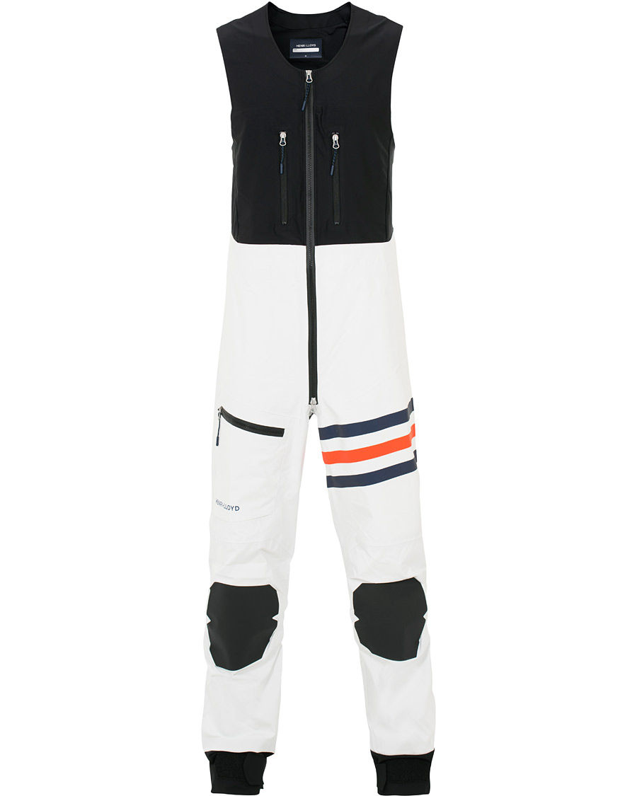 Herr | Byxor | Henri-Lloyd | Henri Lloyd Fremantle Stripe Salopette Cloud White