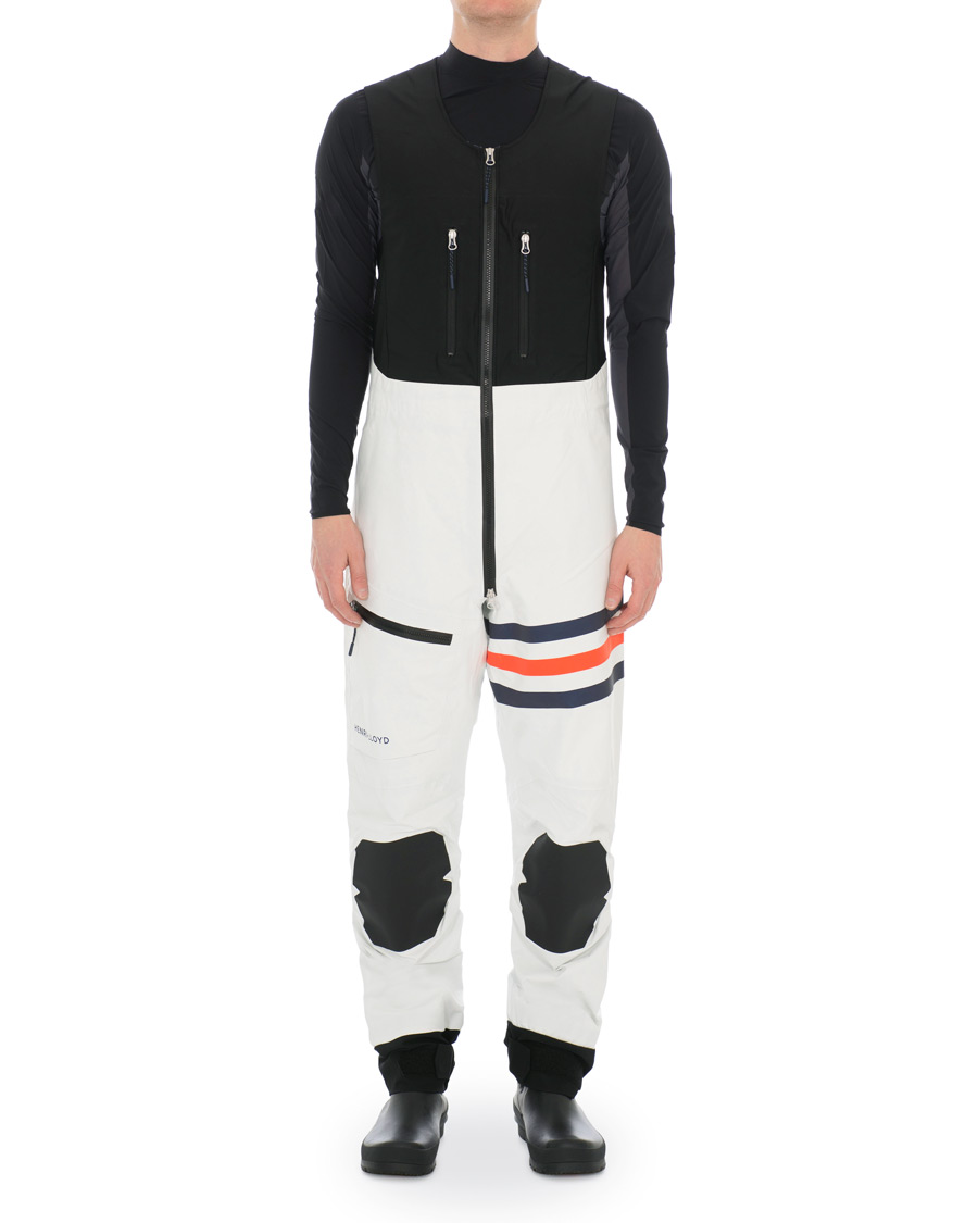 Herr | Byxor | Henri-Lloyd | Henri Lloyd Fremantle Stripe Salopette Cloud White