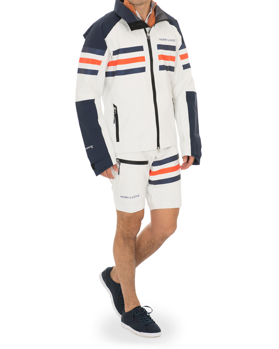 Herr | Byxor | Henri-Lloyd | Henri Lloyd Fremantle Stripe Shorts Cloud White