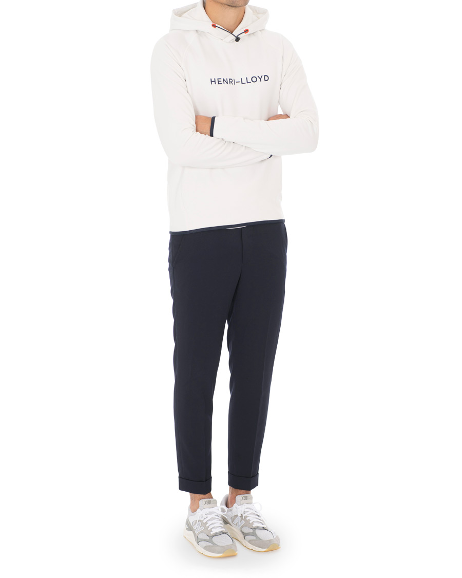Herr | Tröjor | Henri-Lloyd | Henri Lloyd Fremantle Stripe Hoodie Cloud White