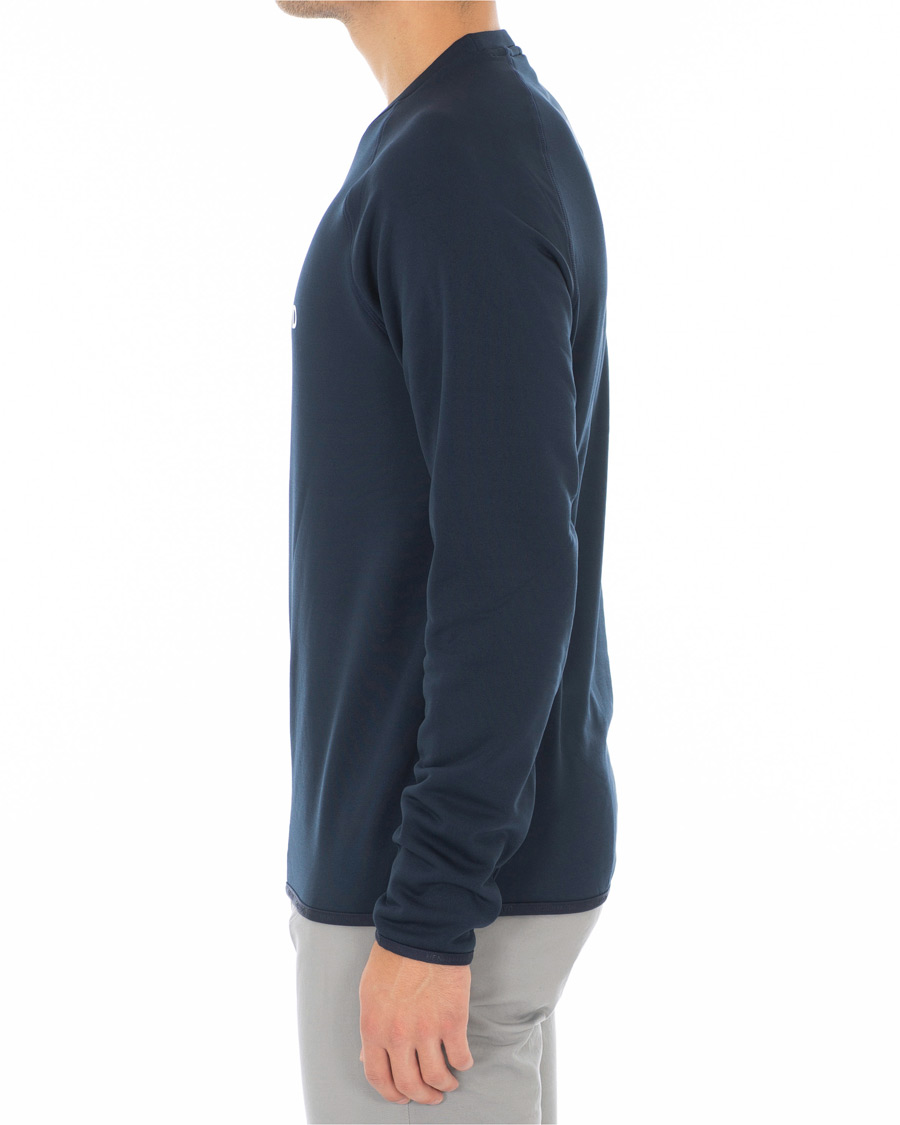 Herr | Tröjor | Henri-Lloyd | Henri Lloyd Fremantle Stripe Crew Neck Sweatshirt Navy Blue
