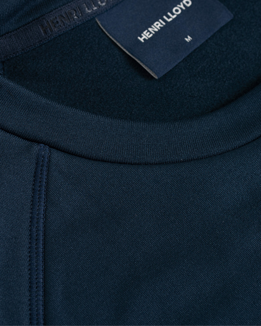 Herr | Tröjor | Henri-Lloyd | Henri Lloyd Fremantle Stripe Crew Neck Sweatshirt Navy Blue