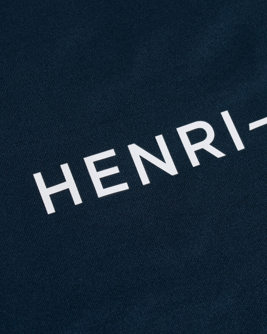 Herr | Tröjor | Henri-Lloyd | Henri Lloyd Fremantle Stripe Crew Neck Sweatshirt Navy Blue