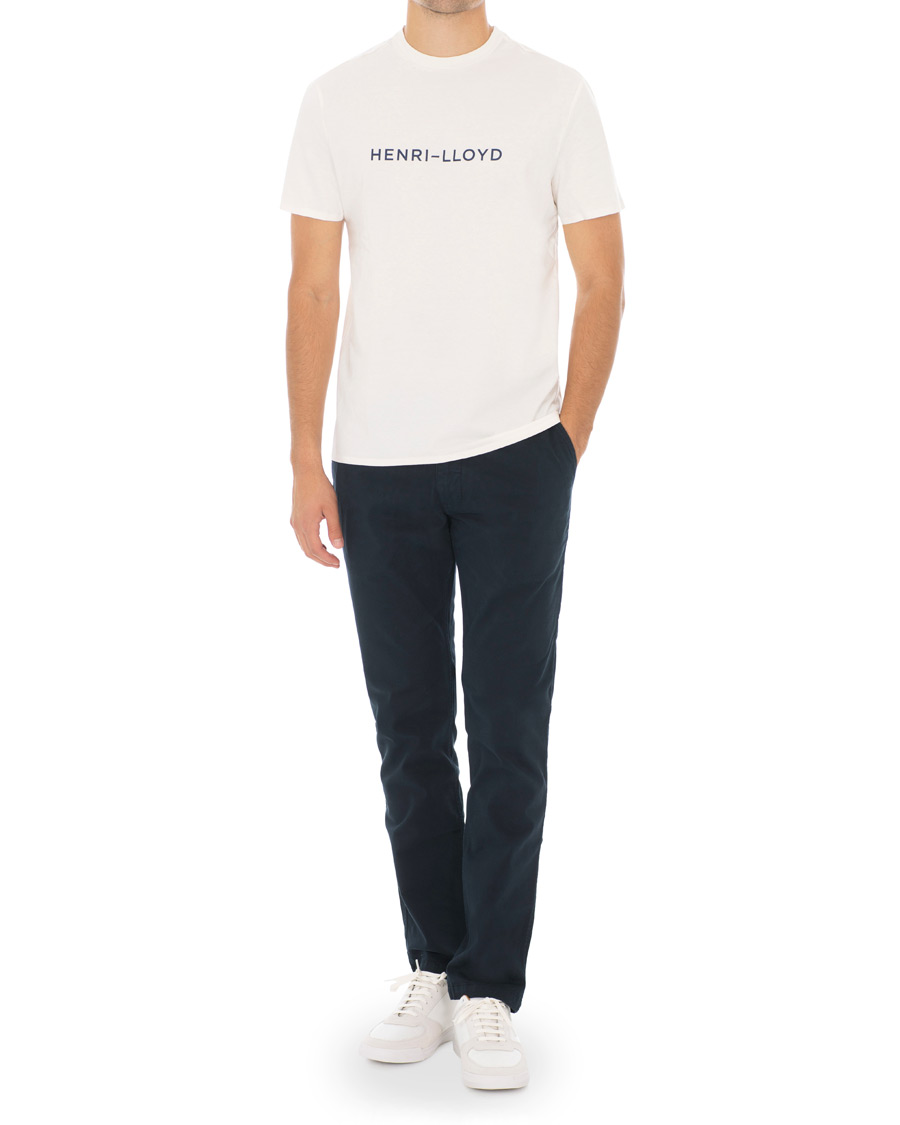 Herr | T-Shirts | Henri-Lloyd | Henri Lloyd Fremantle Stripe Crew Neck Tee Cloud White