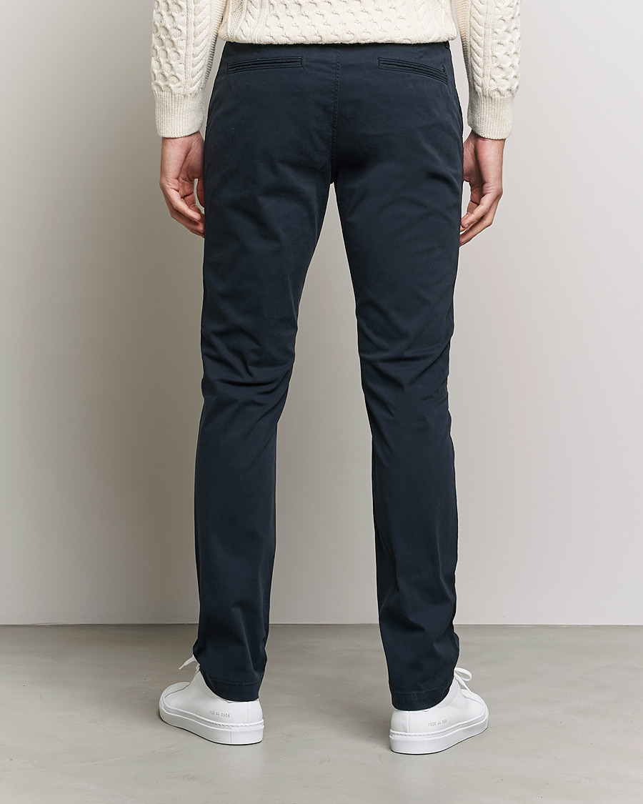 Herr | Byxor | NN07 | Marco Slim Fit Stretch Chinos Navy Blue