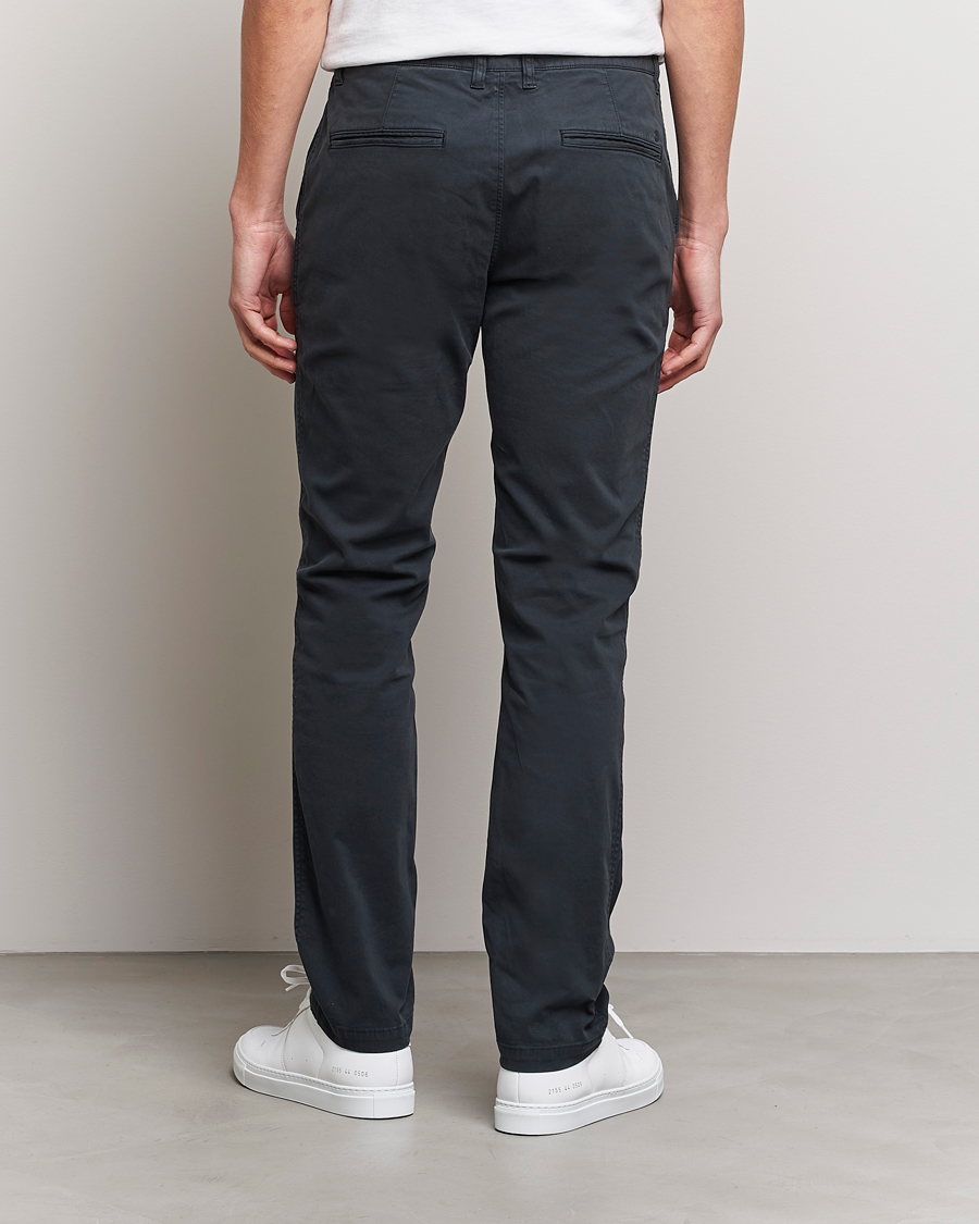 Herr | Byxor | NN07 | Marco Slim Fit Stretch Chinos Dark Grey