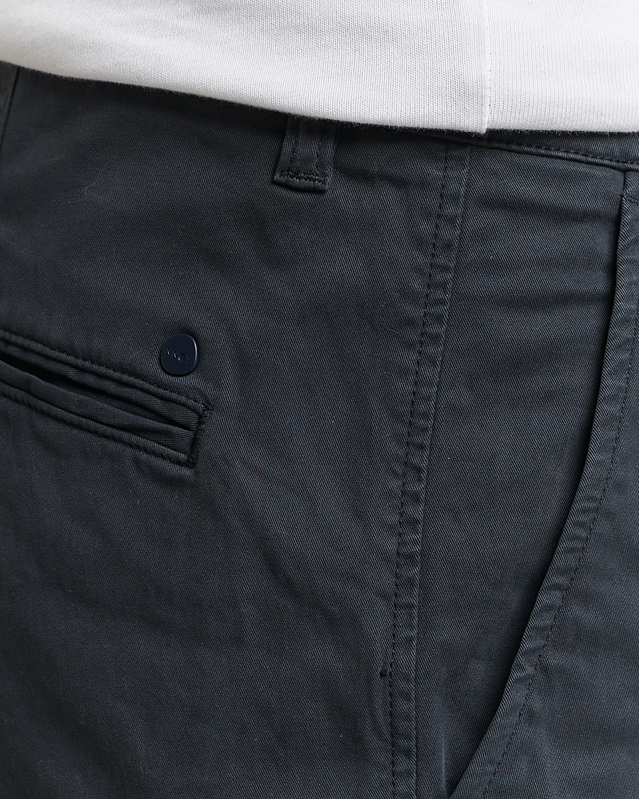 Herr | Byxor | NN07 | Marco Slim Fit Stretch Chinos Dark Grey
