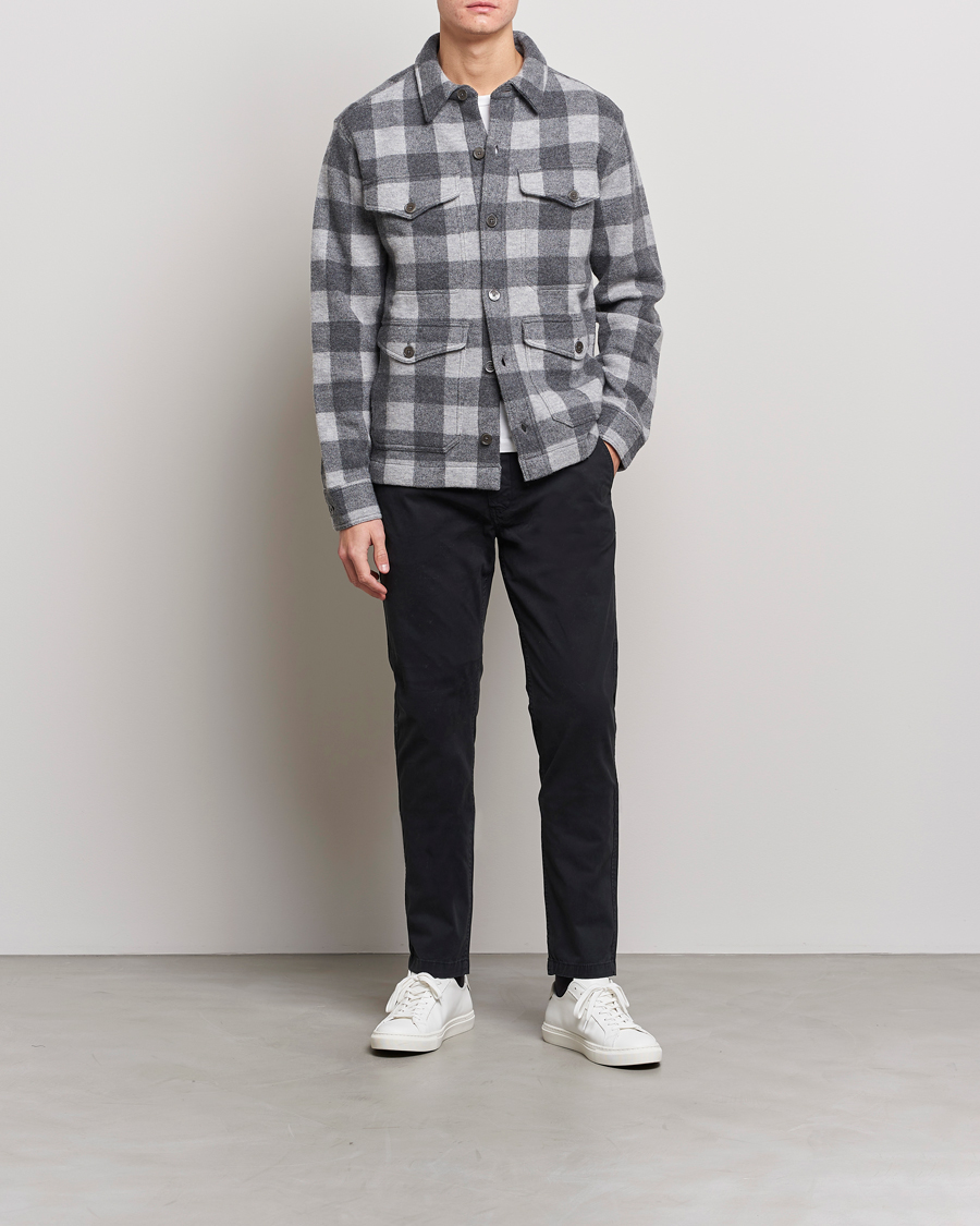 Herr | Byxor | NN07 | Marco Slim Fit Stretch Chinos Black