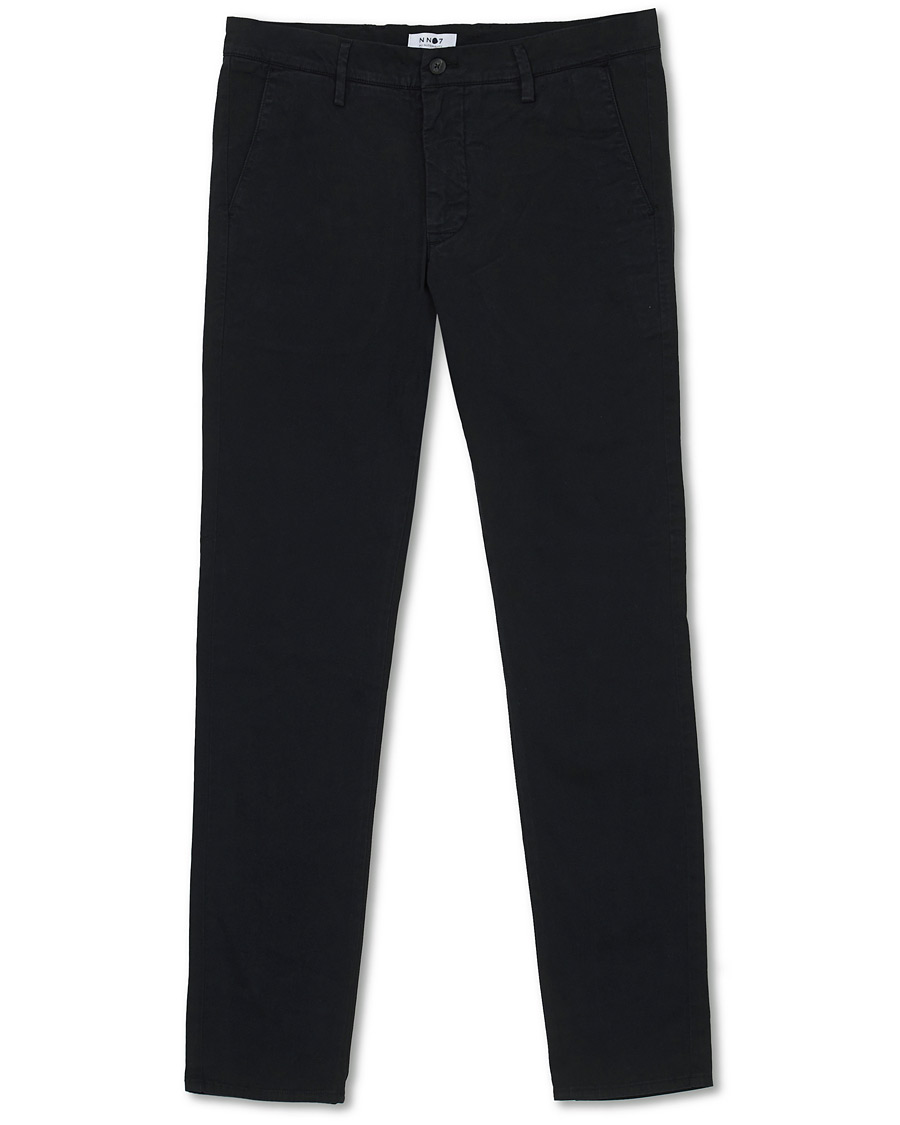 Herr | Byxor | NN07 | Joe Skinny Fit Stretch Chinos Black