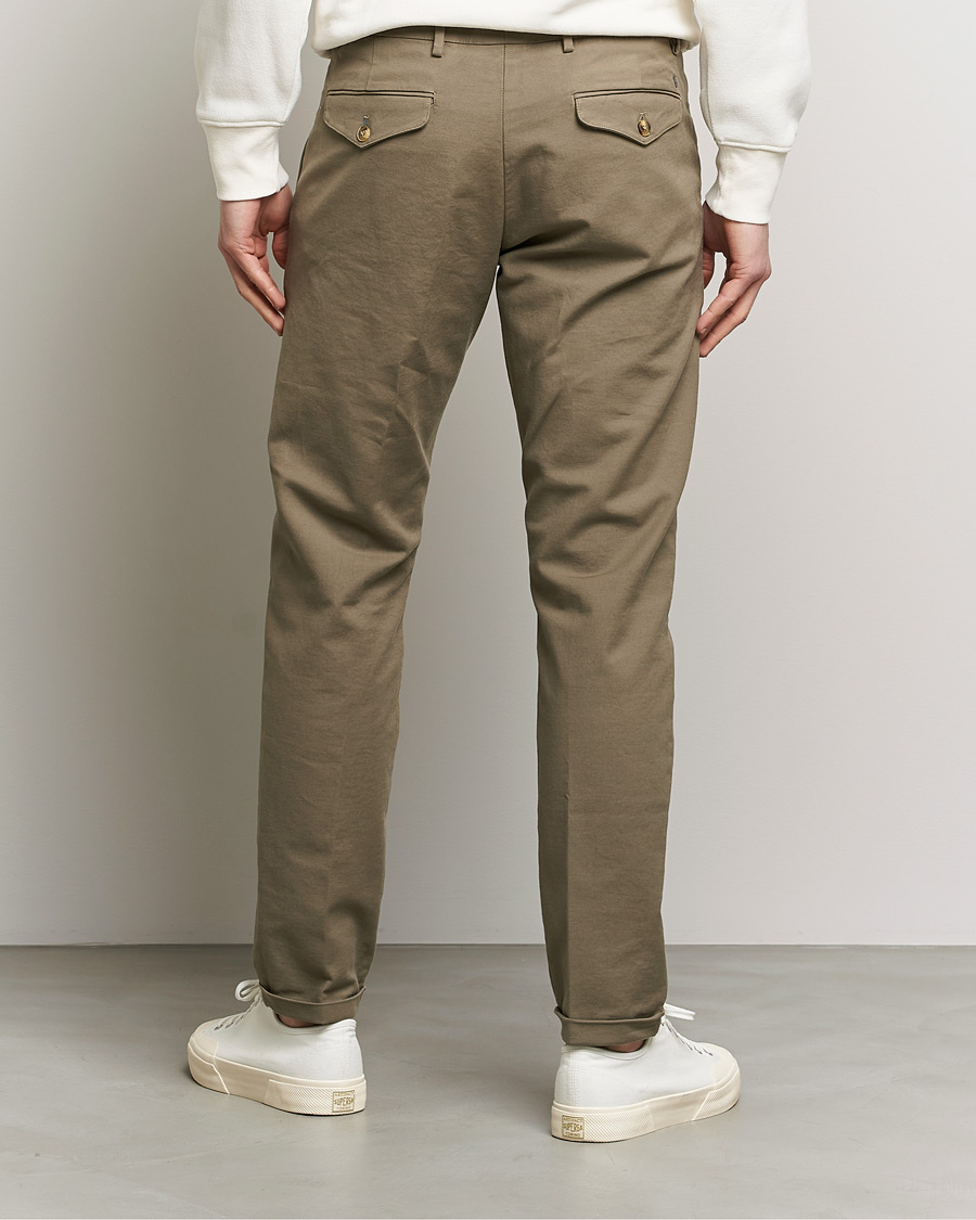 Herr | Byxor | NN07 | Scott Regular Fit Stretch Trousers Khaki