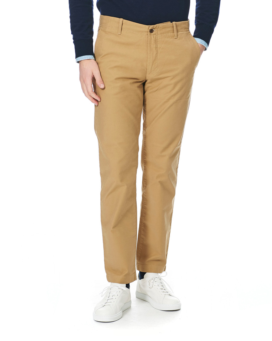 Herr | Byxor | NN07 | Steven Regular Fit Stretch Chinos Khaki